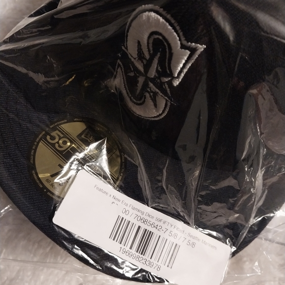 Feature × New Era 59Fifty - Seattle Mariners size 7 5/8 - Picture 3 of 5